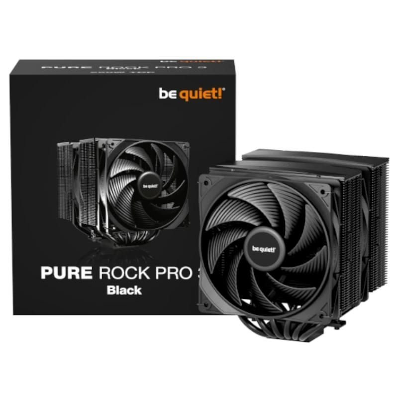 Refrigeración para ordenador BeQuiet Ventilador Pure Rock Pro 3 Black 12 cm