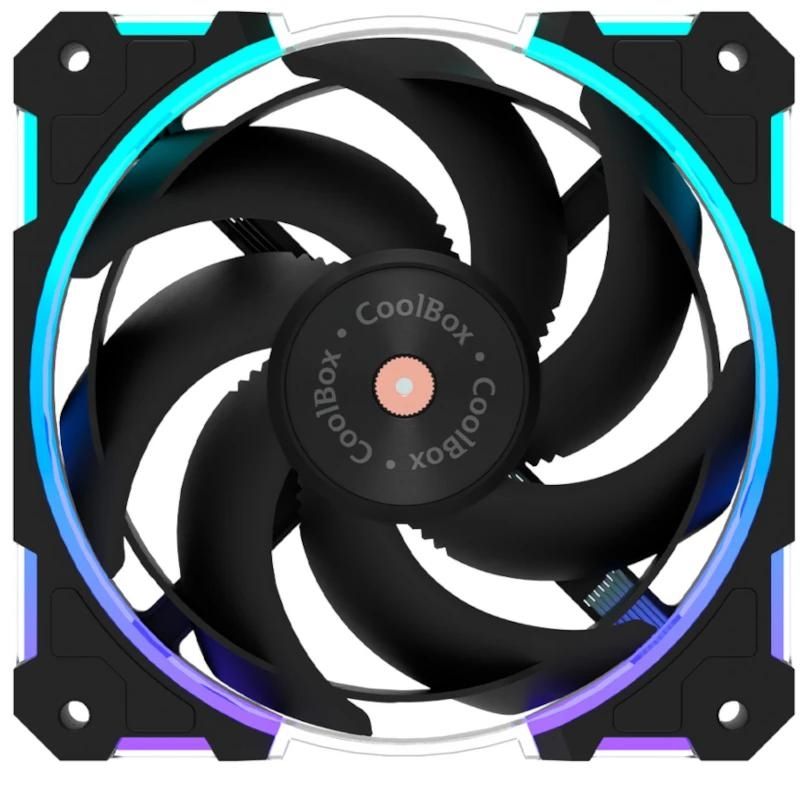 Refrigeració per a ordinador CoolBox Gaming Ventilador X12 PWM Aux 12Cm ARGB