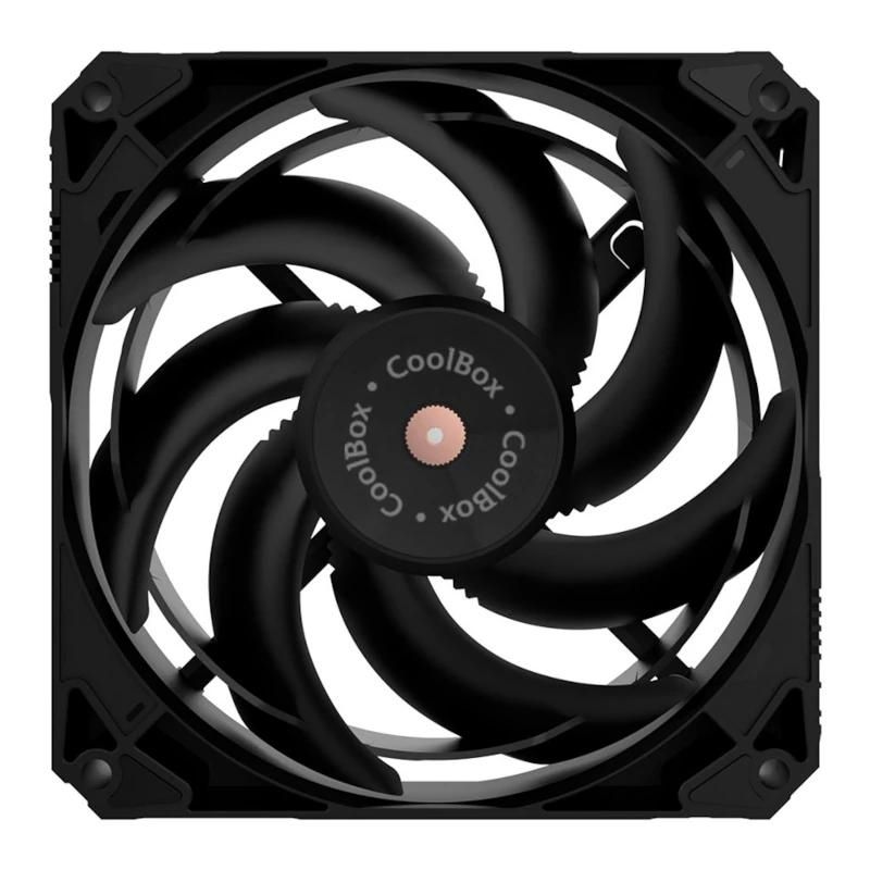 Refrigeració per a ordinador CoolBox Gaming Ventilador V12 PWM AUX 12Cm negre