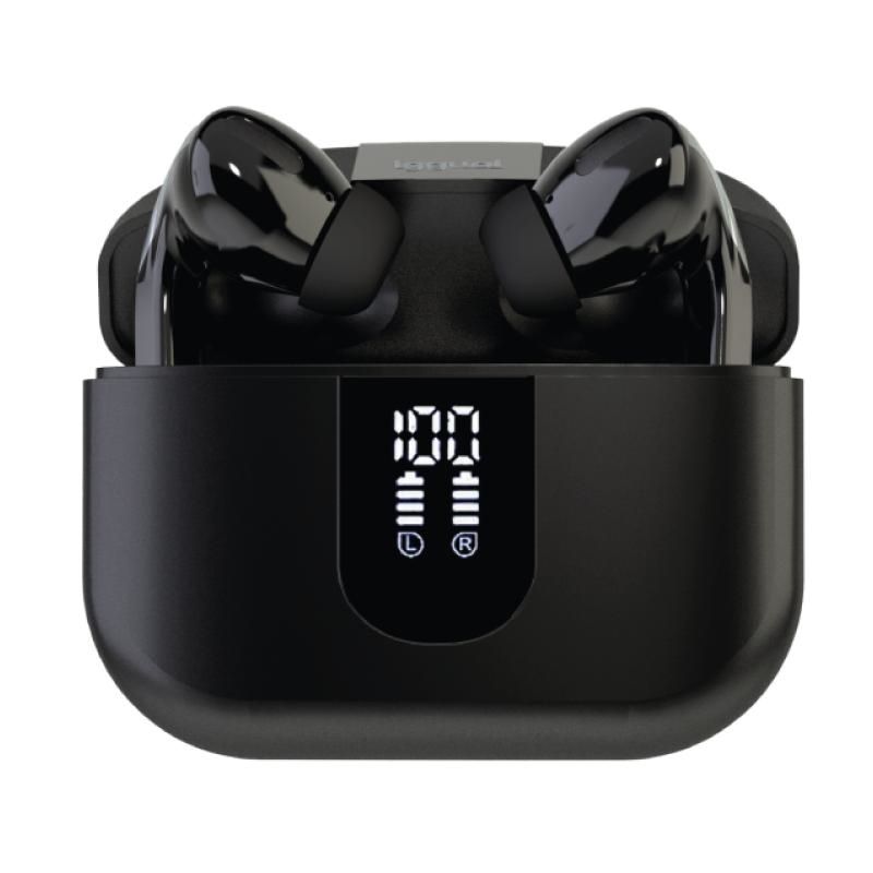 Headset iggual inalámbricos TWS Bluetooth negr