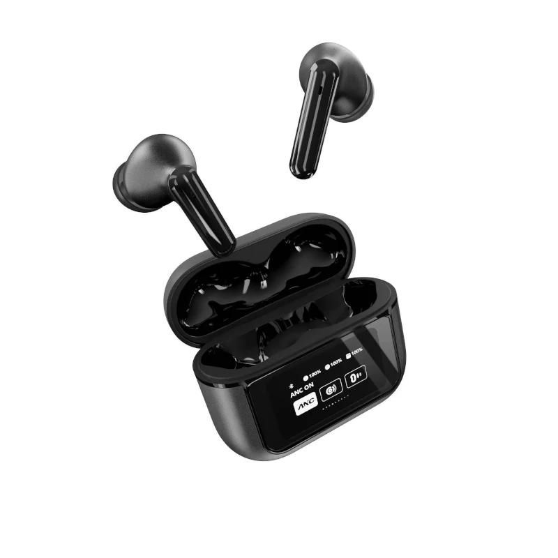 Auriculars amb micròfon Energy Sistem Display ANC Graphite TW