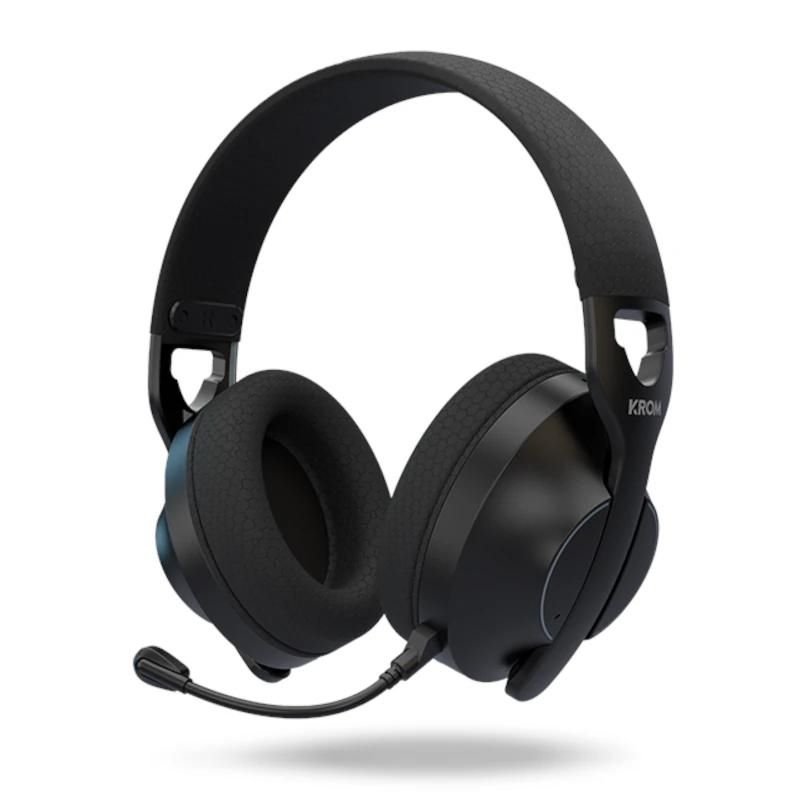 Auriculars amb micròfon KROM PHASE Auricular GAMING Inalámbrico negre