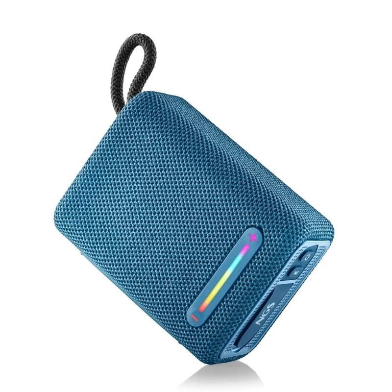 Altaveu portàtil NGS Rollerfuria1 BT RGB IPX6 blau 15W