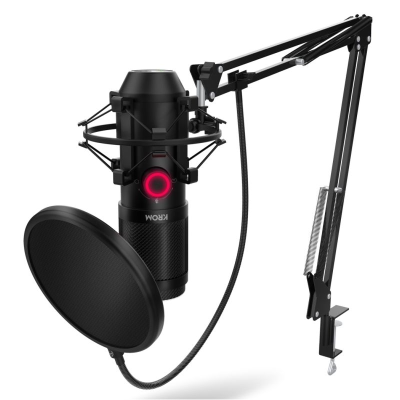 Microphone KROM Microfono Kit Krom Kapsule