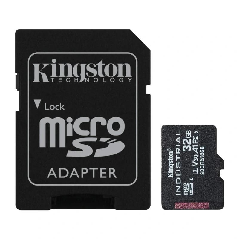 Targeta de memòria Kingston MicroSD Industrial 32Gb con adaptador