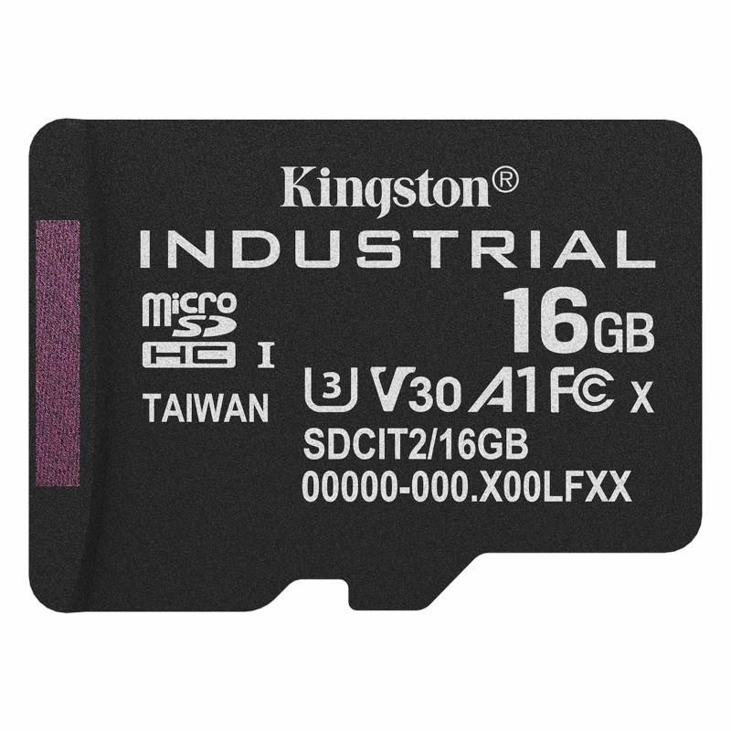 Targeta de memòria Kingston MicroSD Industrial 16Gb sin adaptador