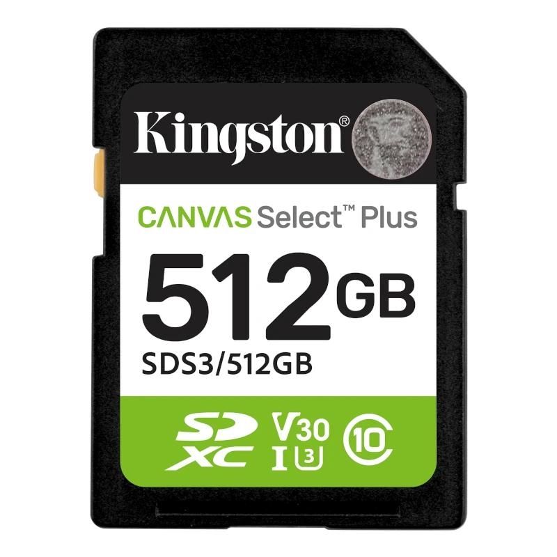 Targeta de memòria Kingston SDS3 microSDXC 512GB Gen3 150MB/s A1