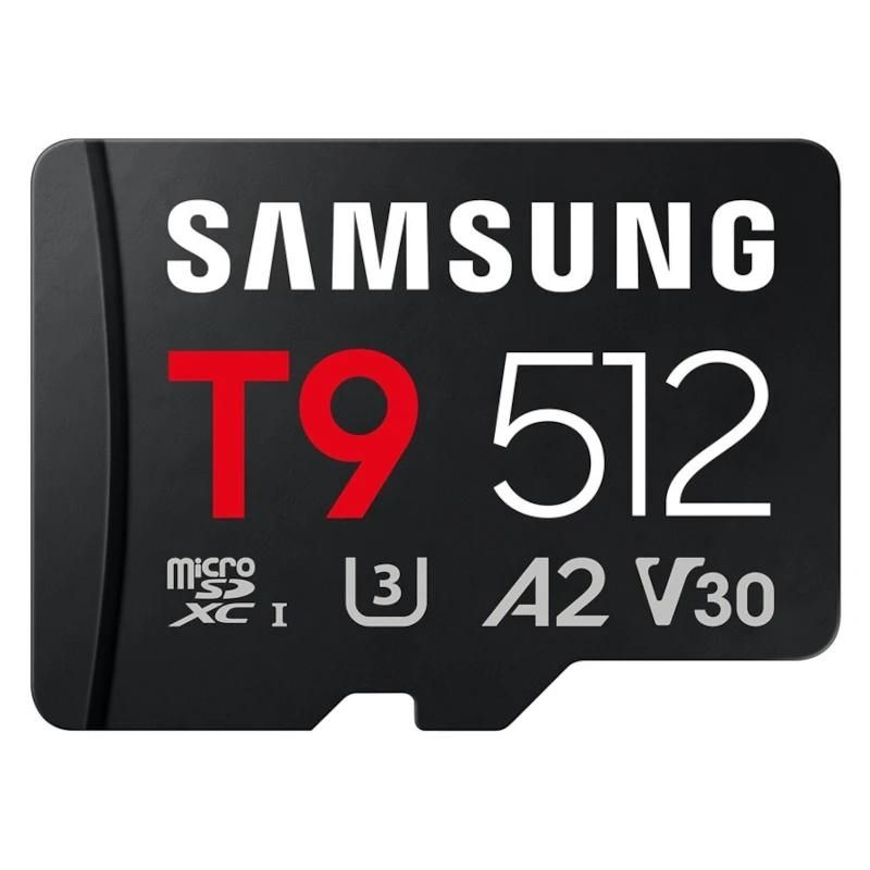Samsung Micro SDXC T9 USD Reader 512GB Cl10 V30