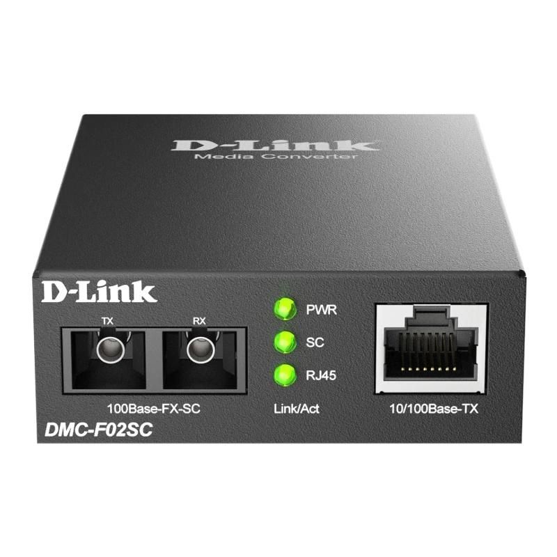 Dispositiu de xarxa D-Link DMC-F02SC Conversor Medios SC MM 2Km