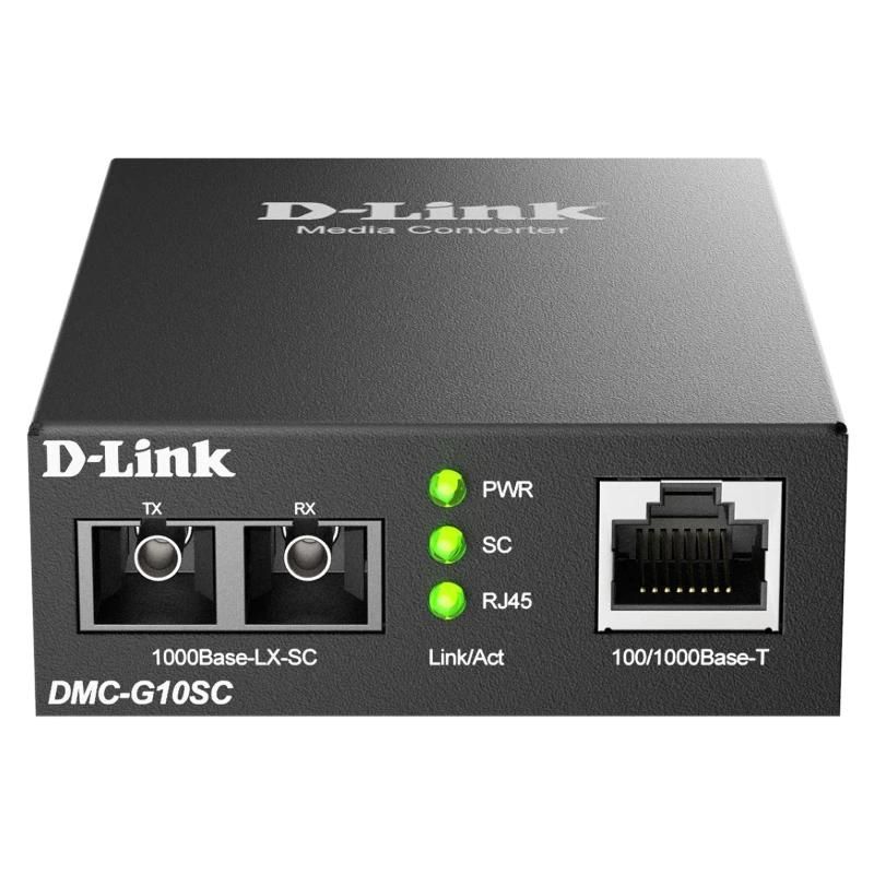 Dispositiu de xarxa D-Link DMC-G10SC Conversor Medios SC SM 10Km