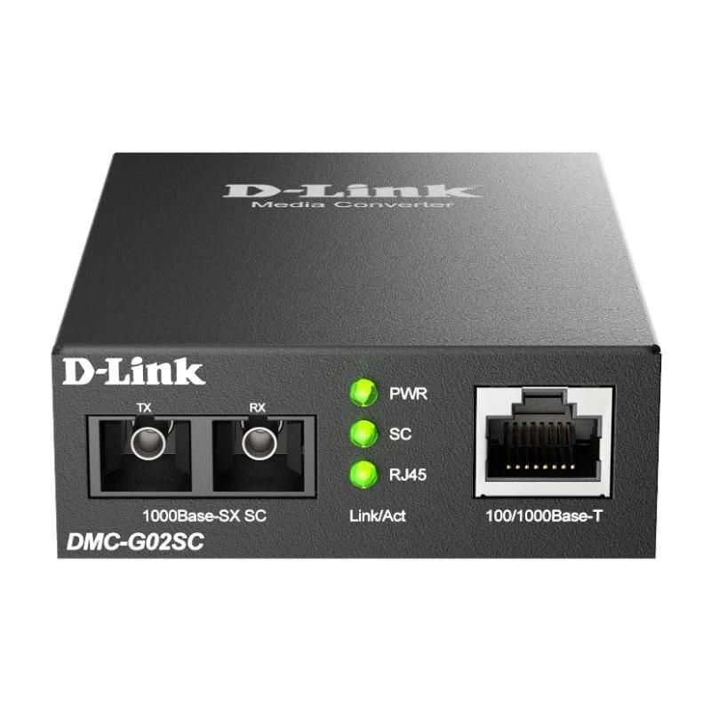 Dispositiu de xarxa D-Link DMC-G02SC Conversor Medios MM