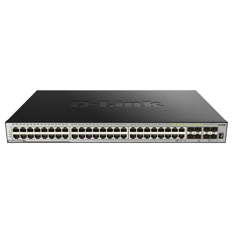 Commutador de xarxa D-Link DGS-3630-52TC/SI Switch L3 44xGB 4xSFP 4x10