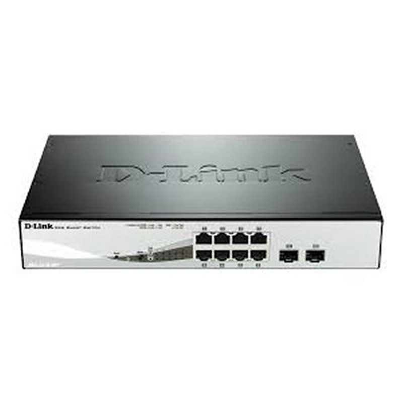 Commutador de xarxa D-Link DGS-1210-08P/E Switch 8xGB PoE 2xSFP