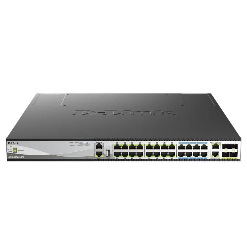 Commutador de xarxa D-Link DMS-3130-30PS Switch 30xMGb L3 PoE
