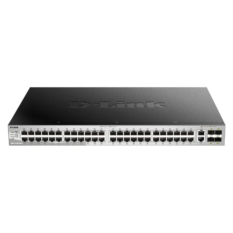 Commutador de xarxa D-Link DGS-3130-54PS/E Switch L3 48xGb PoE 4xSFP+