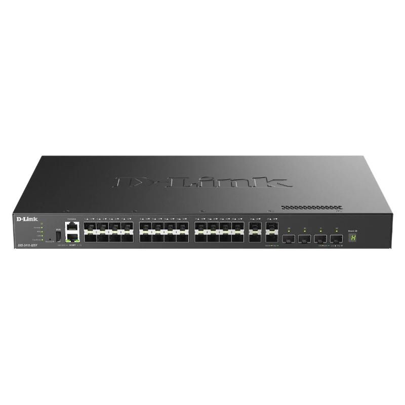 Commutador de xarxa D-Link DXS-3410-32SY Switch L3 28x10SFP+ 4xSFP28