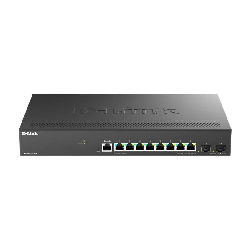 Commutador de xarxa D-Link DMS-1250-10S/E Switch 8xMG 2xSFP+ L2