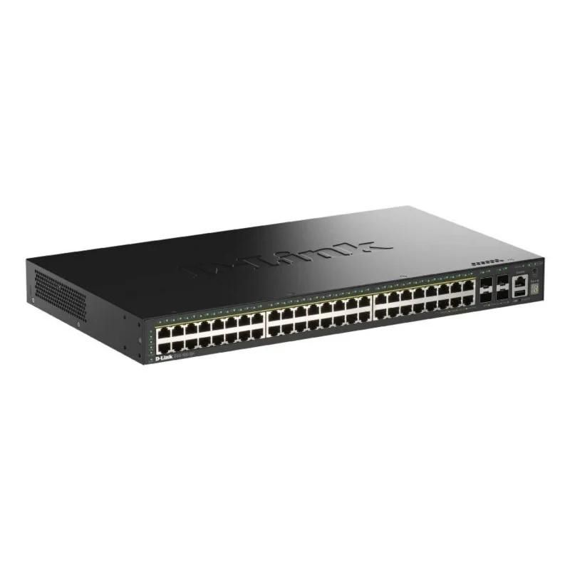 Commutador de xarxa D-Link DGS-1530-52P/E Switch 48xG PoE 4xSFP+