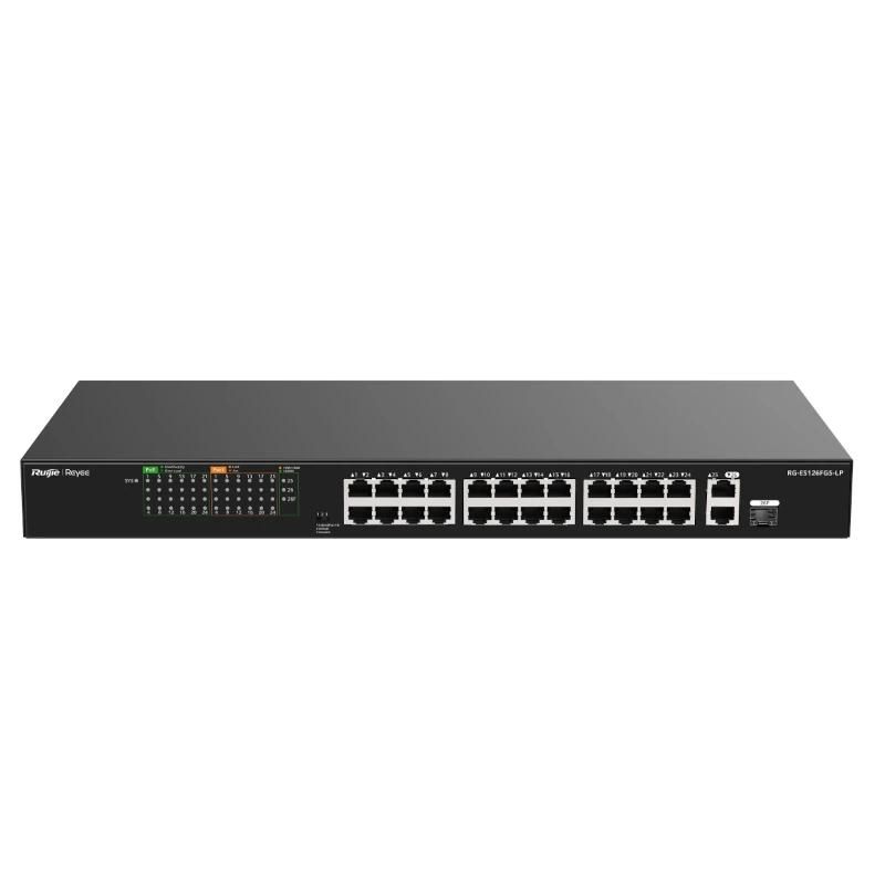 Commutador de xarxa Ruijie Networks Reyee 24-Port 100Mbps + 1 Uplink Port 1000Mbps + 1