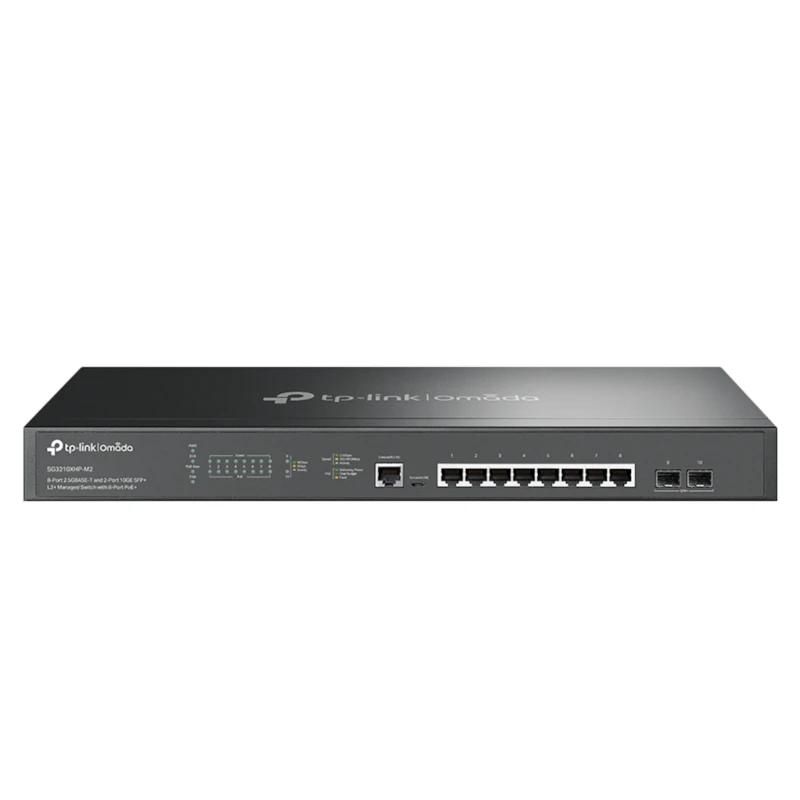 Commutador de xarxa TP-LINK SG3210XHP-M2 Switch L2+ 8xPoE+ 2xSFP+