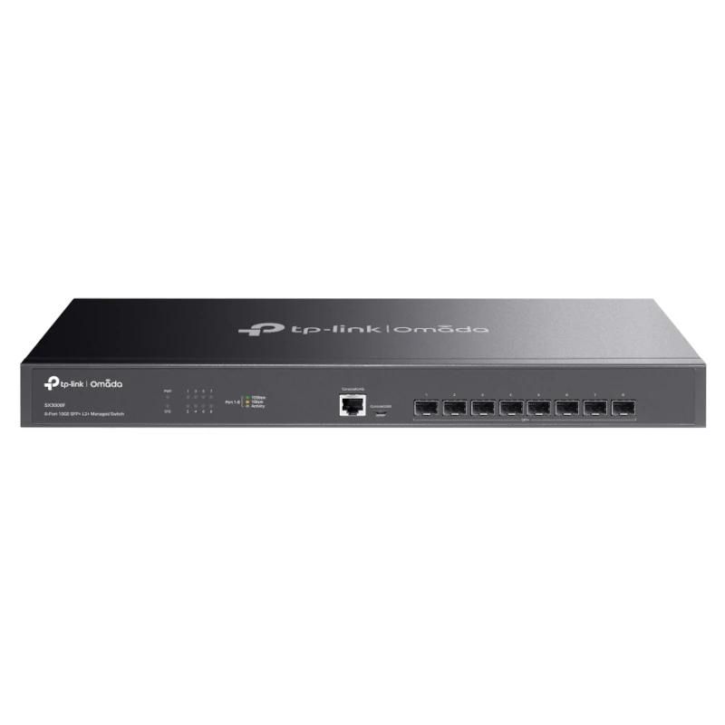 Commutador de xarxa TP-LINK SX3008F Switch L2+ 8x10G SFP+ 1U