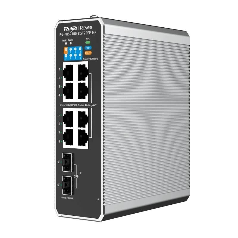 Network switch Ruijie Networks Reyee 8-Port RJ45 Gigabit and 2-Port SFP Cloud Man