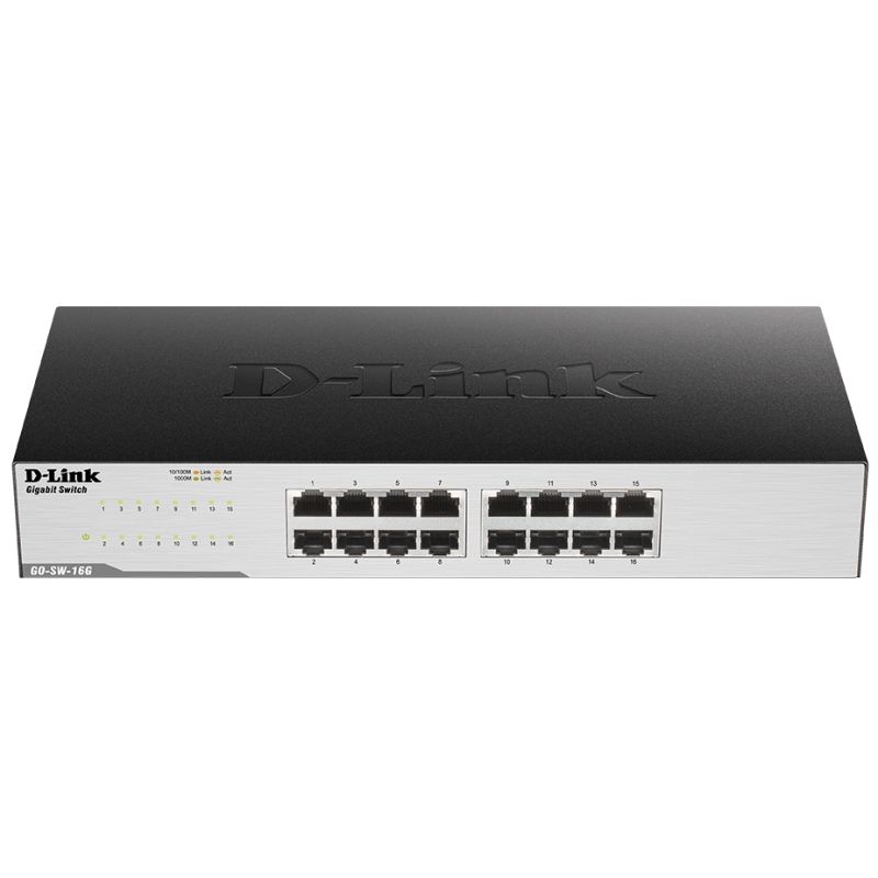 Commutateur réseau D-Link GO-SW-16G Switch 16xGB Metal