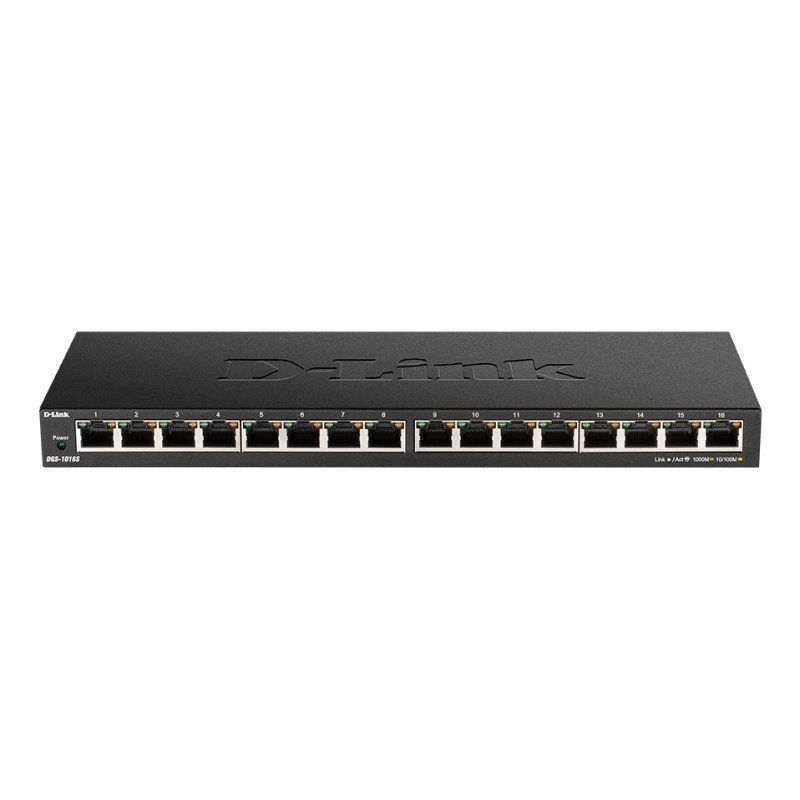 Commutateur réseau D-Link DGS-1016S/E Switch 16x10/100/1000Mbps GbE