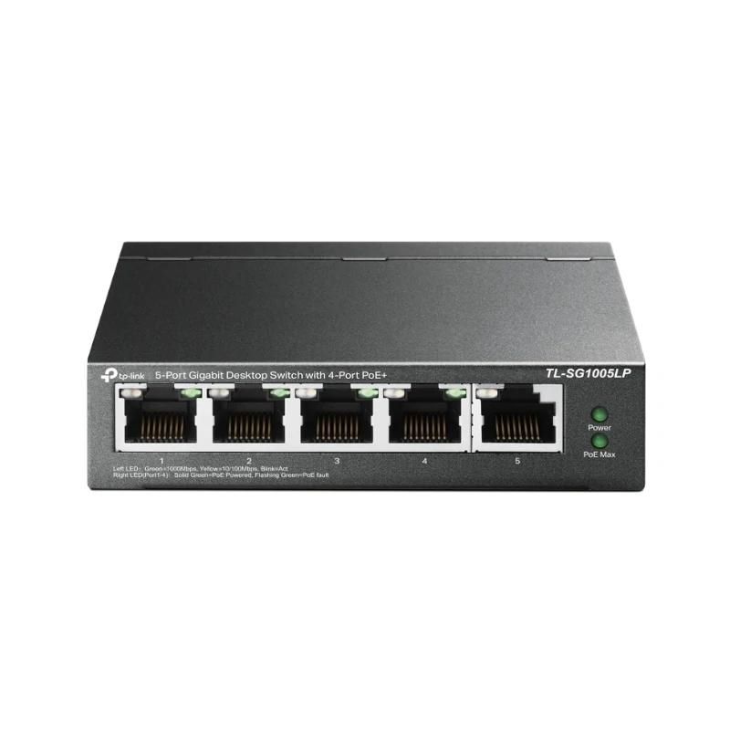 Commutateur réseau TP-LINK TL-SG1005LP Switch 5xGb (4xPoE+)