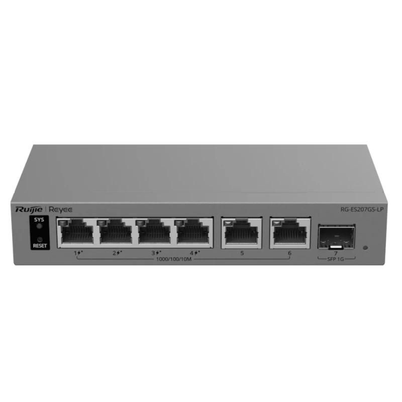 Commutador de xarxa Ruijie Networks Reyee RG-ES207GS-LP Switch Cloud 4P PoE + 2P 1G +