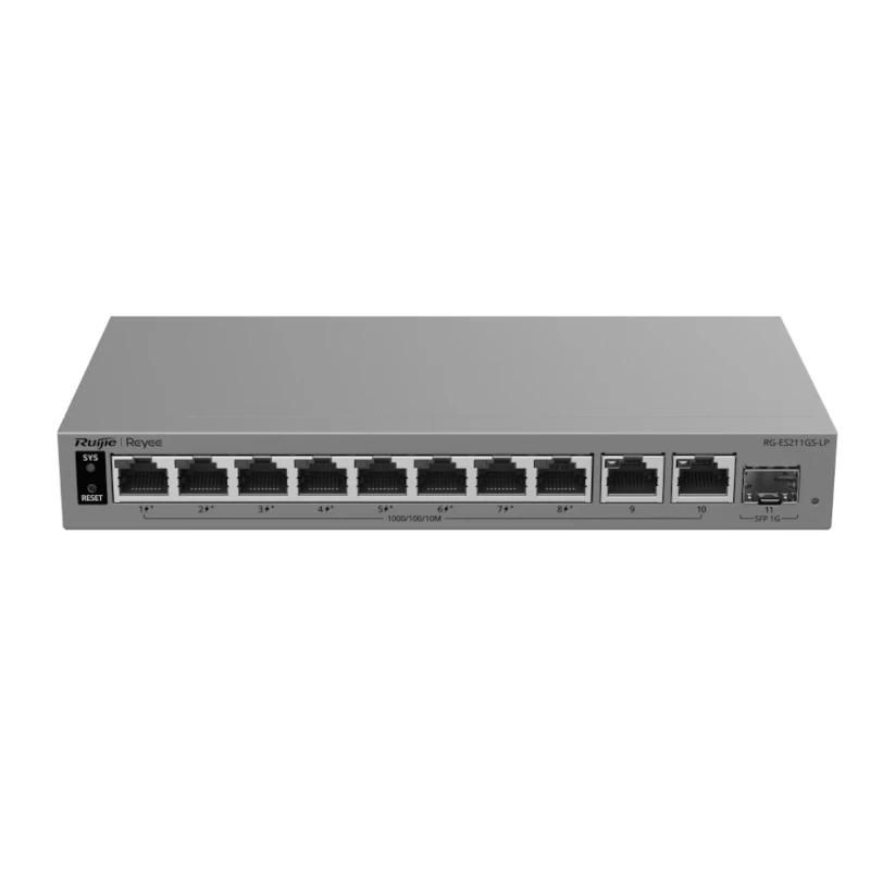 Commutateur réseau Ruijie Networks Reyee RG-ES211GS-LP Switch Cloud 8P PoE + 2P 1G +