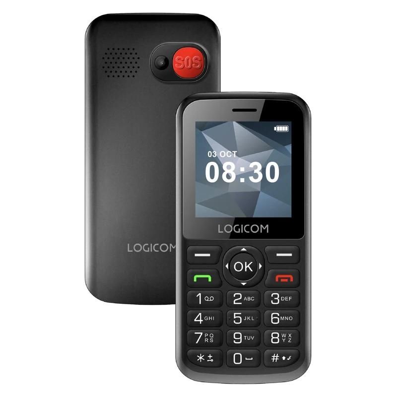 Senior phone LOGICOM Posh S85 Móvil Básico 4G 2.51" DS black