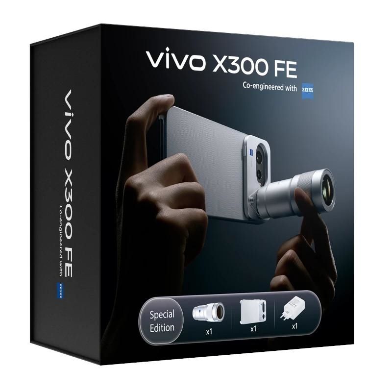VIVO X300 FE 5G Black + Ch90w + Kit fotografico