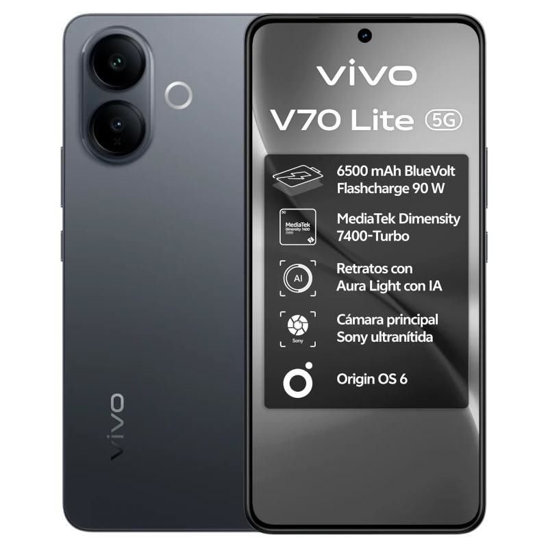 Mobile phone VIVO V70 Lite 5G 6.77" 6Gb 128Gb Black