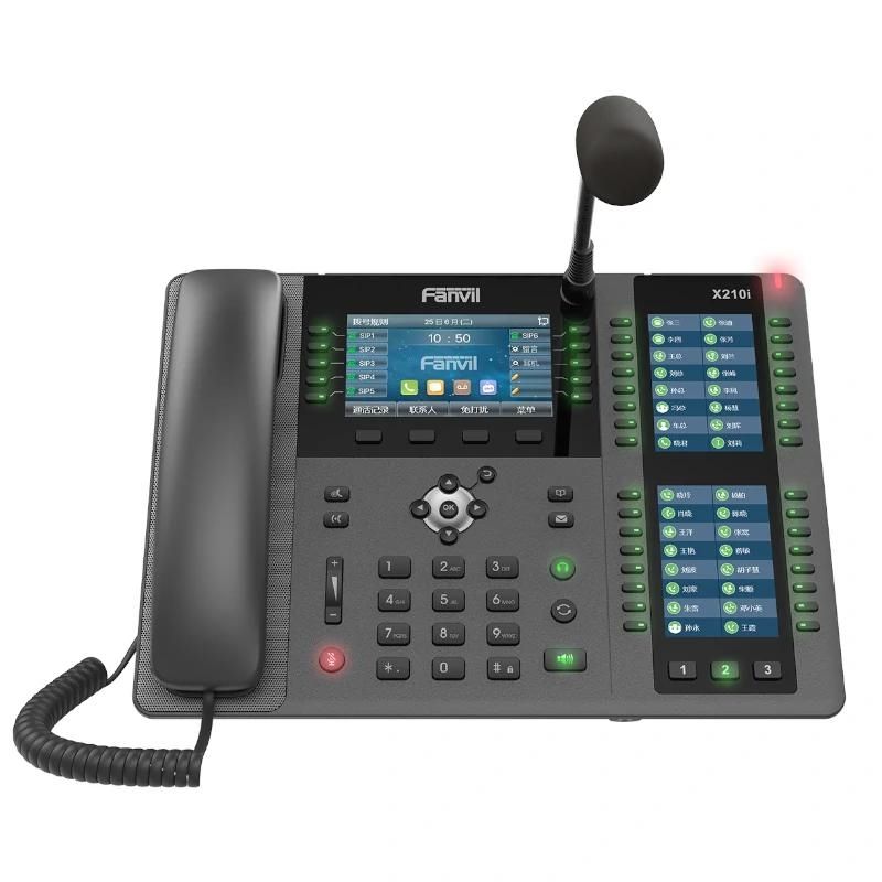IP phone FANVIL X210i, 20 líneas SIP, punto de acceso