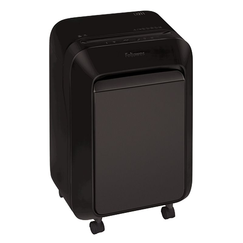 Paper shredder Fellowes LX211 black microcort 2x12mm