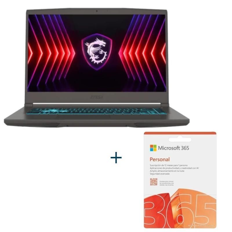 Laptop MSI Thin15-219ES AMD R7-7735HS W11H+ O365 Personal